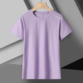 Camiseta Esportiva de Corrida de Verão de Secagem Rápida, em Seda Gelada, com Mangas Curtas.